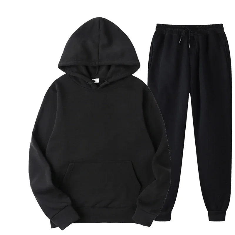 Two Piece Casual Hoodie Set