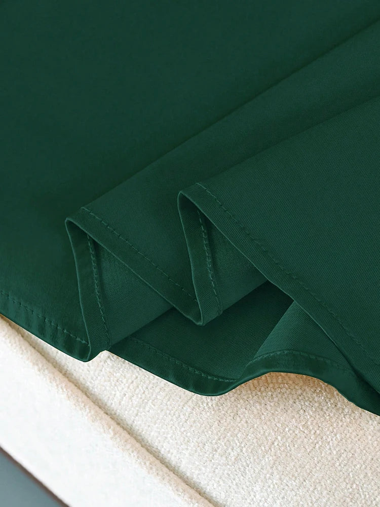 Elegant Satin A-line Long Maxi Skirt