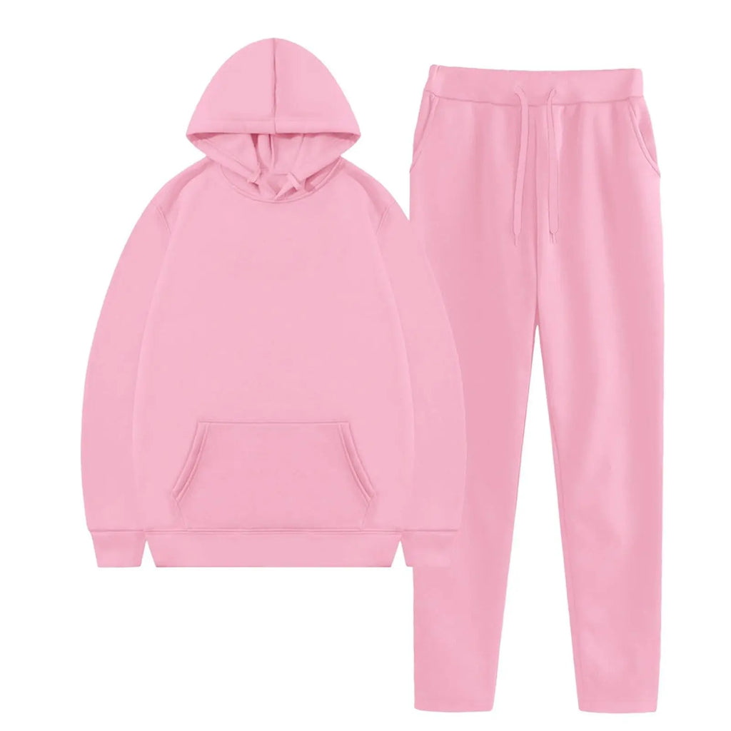 2 PiecePullover Tops And Wide Leg Pants Sweatsuit