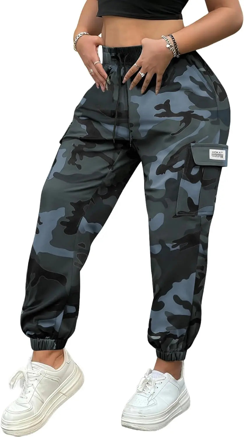 Women’s Lightweight Quick-Dry Camo Solid/Cargo Tapered Leg Pants