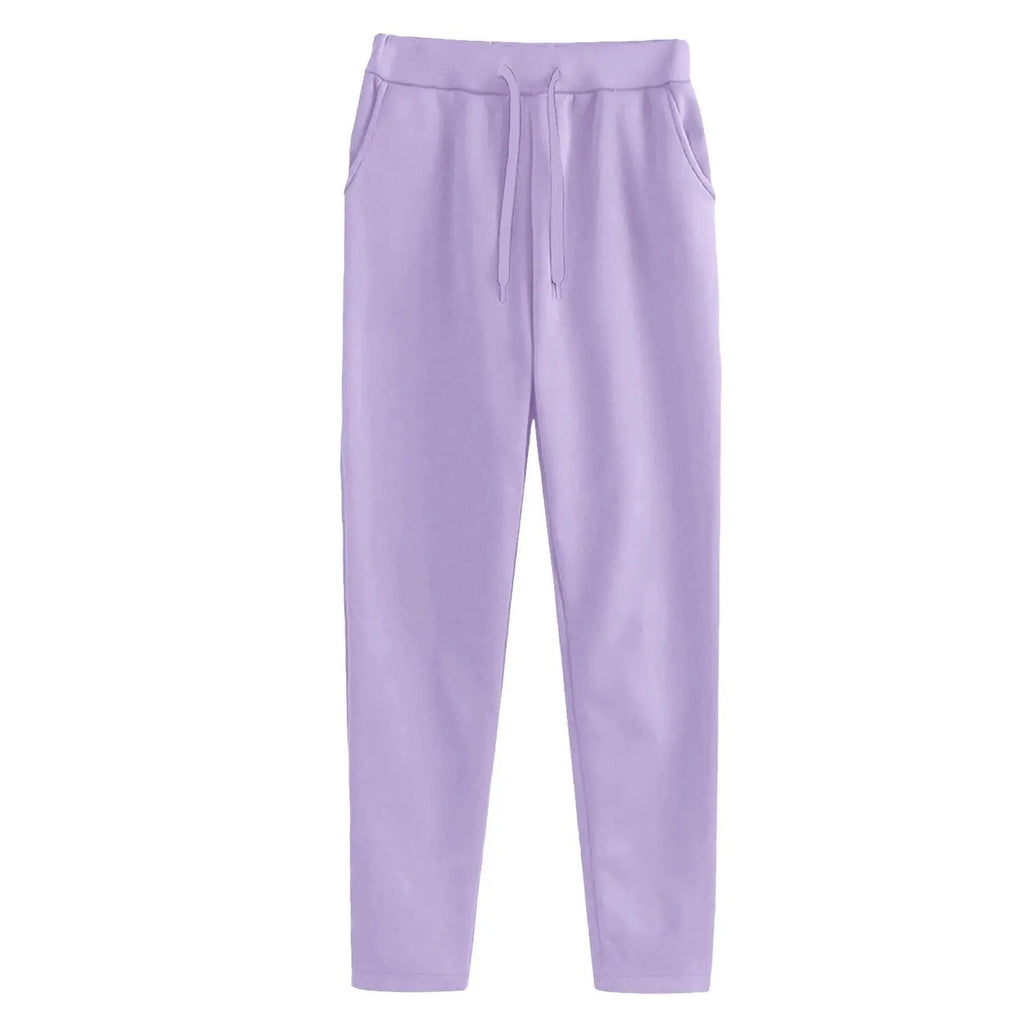 2 PiecePullover Tops And Wide Leg Pants Sweatsuit