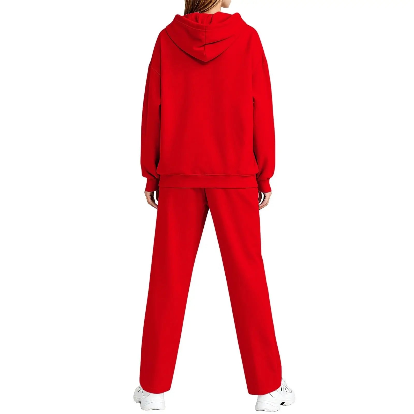 2 PiecePullover Tops And Wide Leg Pants Sweatsuit