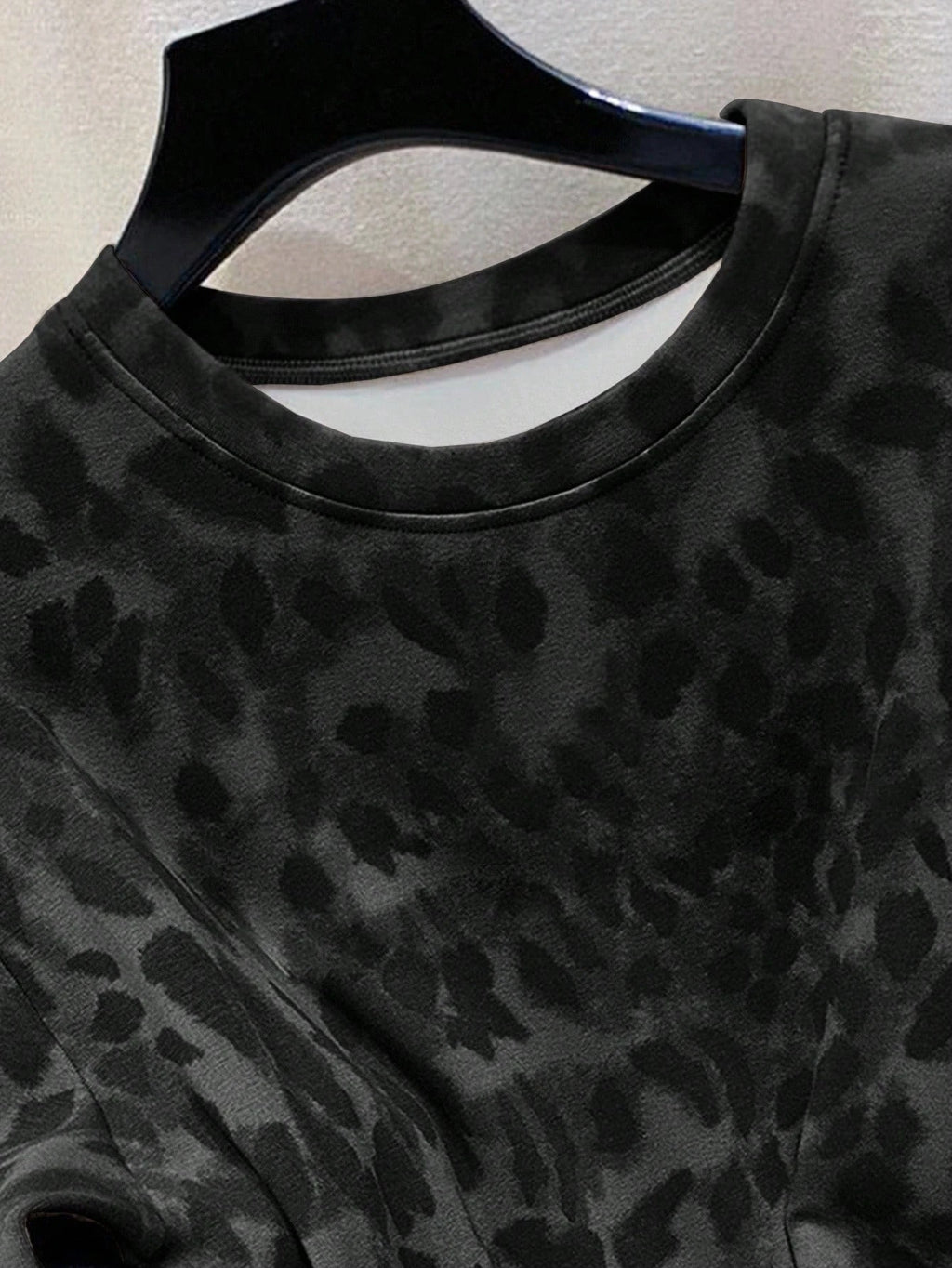 Plus Size Leopard Design Pattern Printed T-shirts