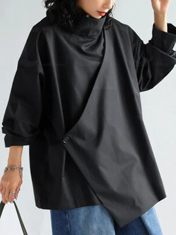 White Long Sleeves Smock