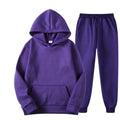Long Sleeve Hoodie+Sports Pants Two Piece Set
