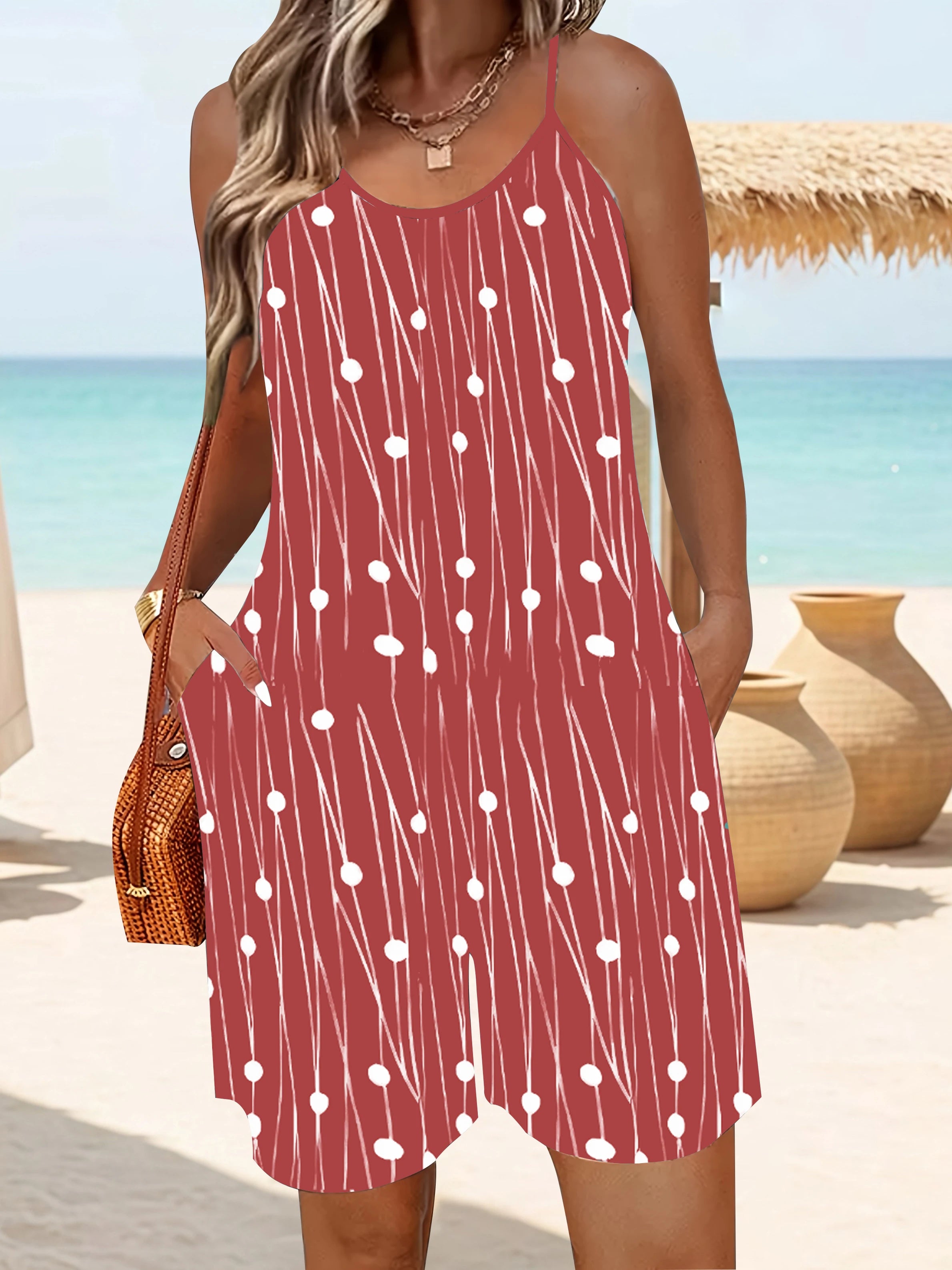 Women's Plus Size Sleeveless Summer Jumpsuit