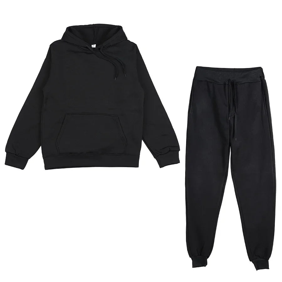 Two Piece Casual Hoodie Set