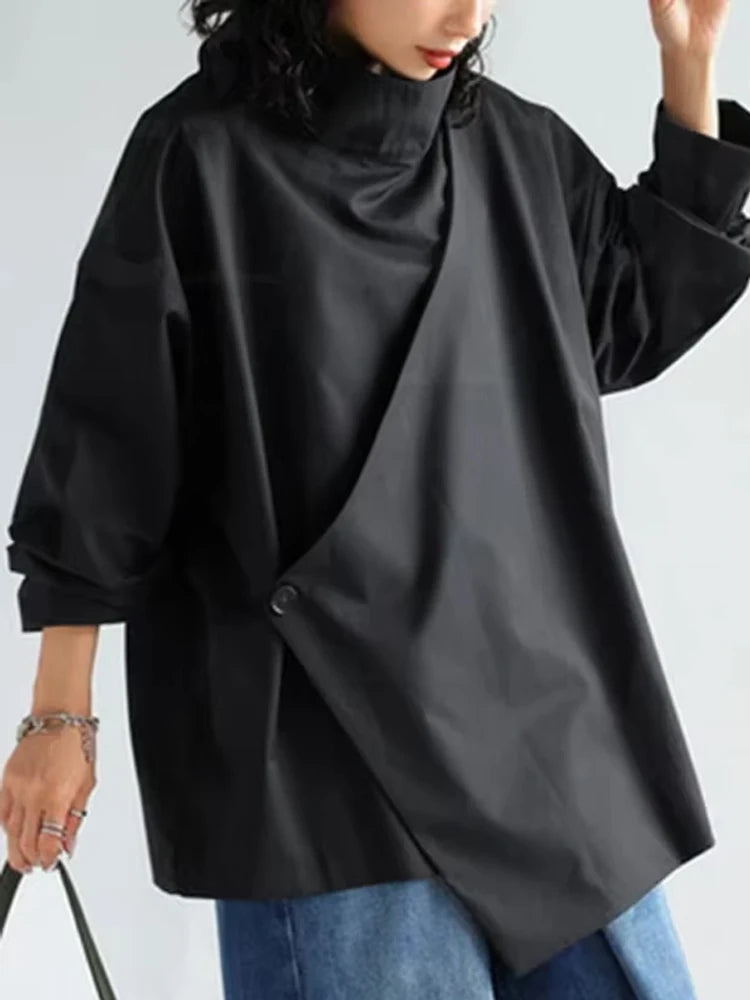 White Long Sleeves Smock