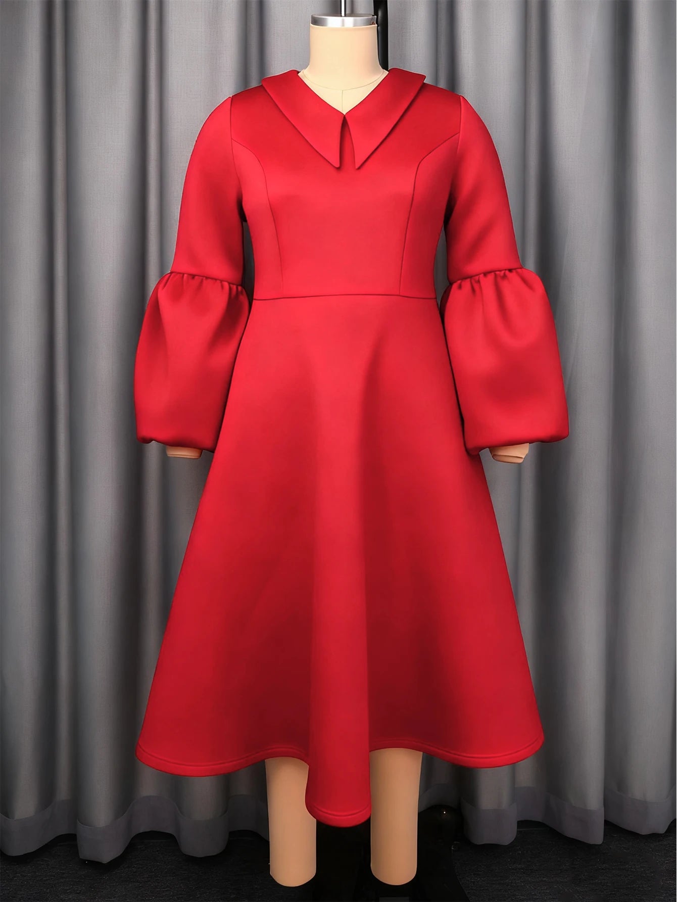 Stylish African Lantern Sleeve Dress