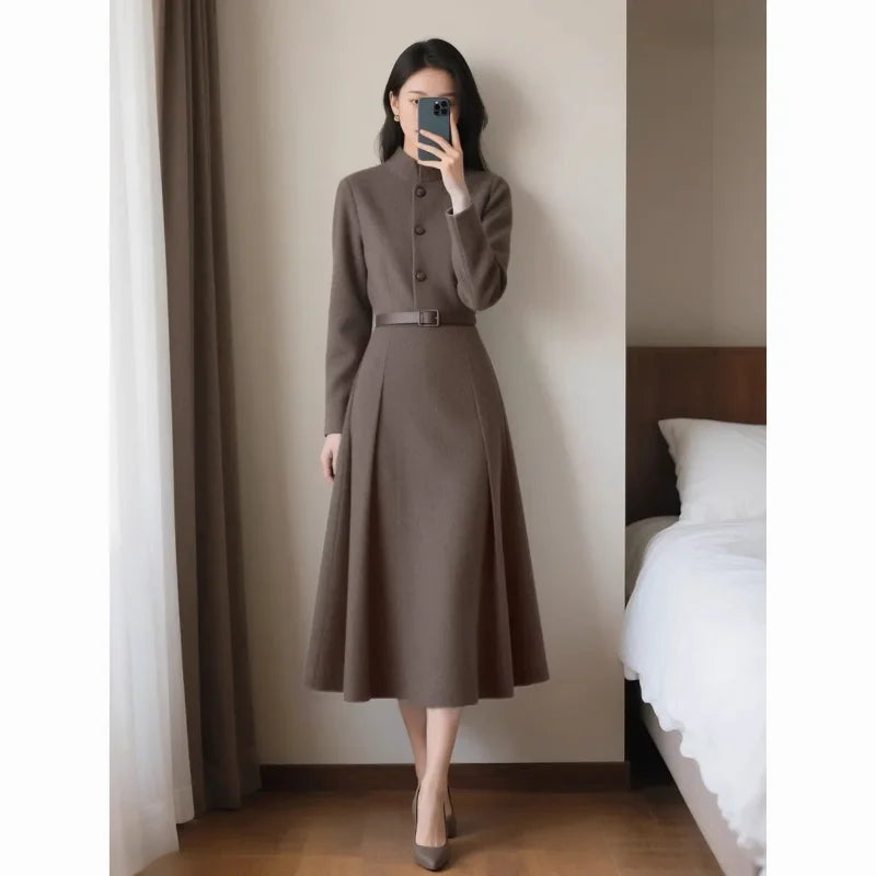 Elegant Slimming Mid-length Dress