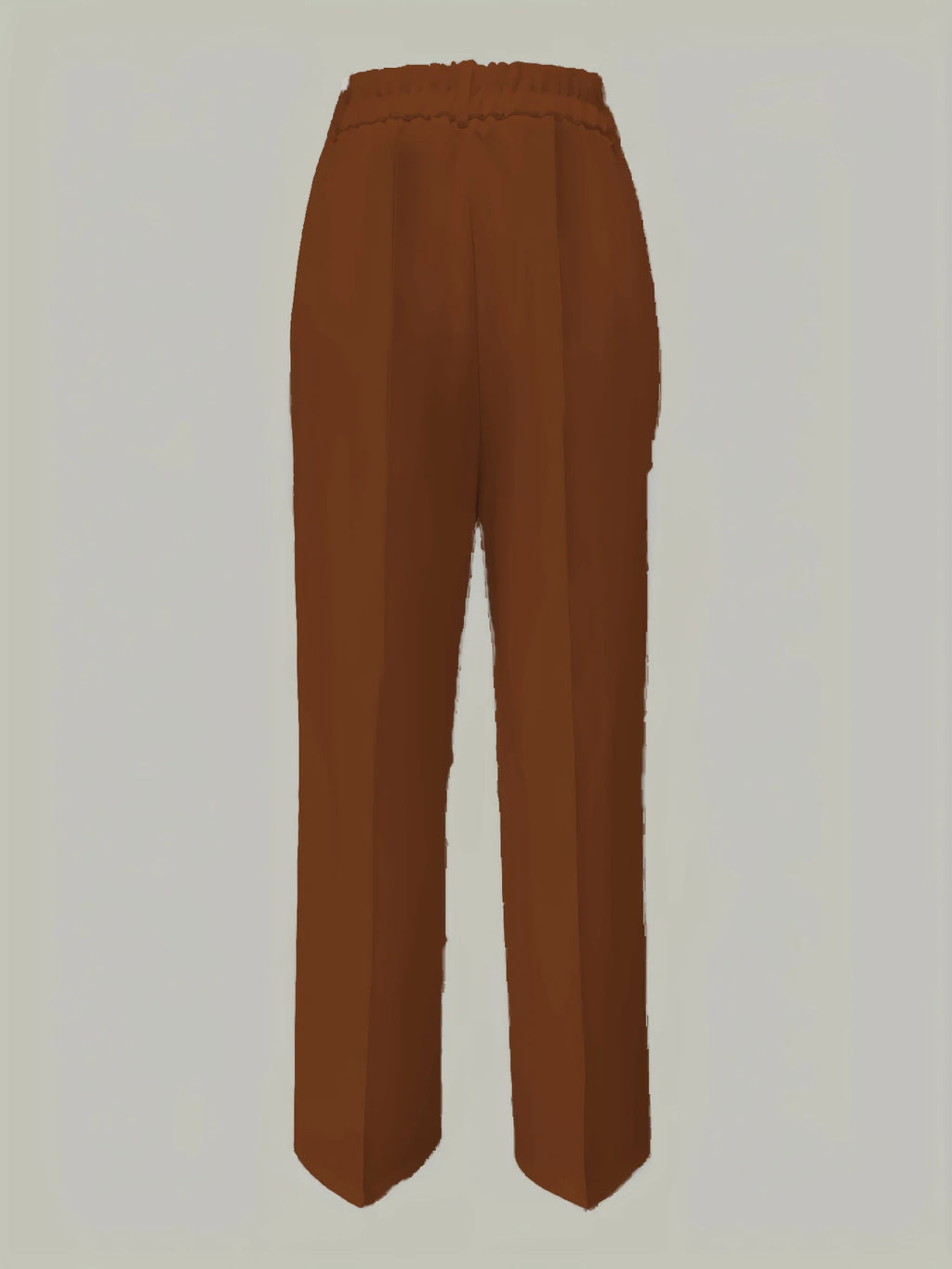 Hiigh-waisted, straight-cut, suit pants
