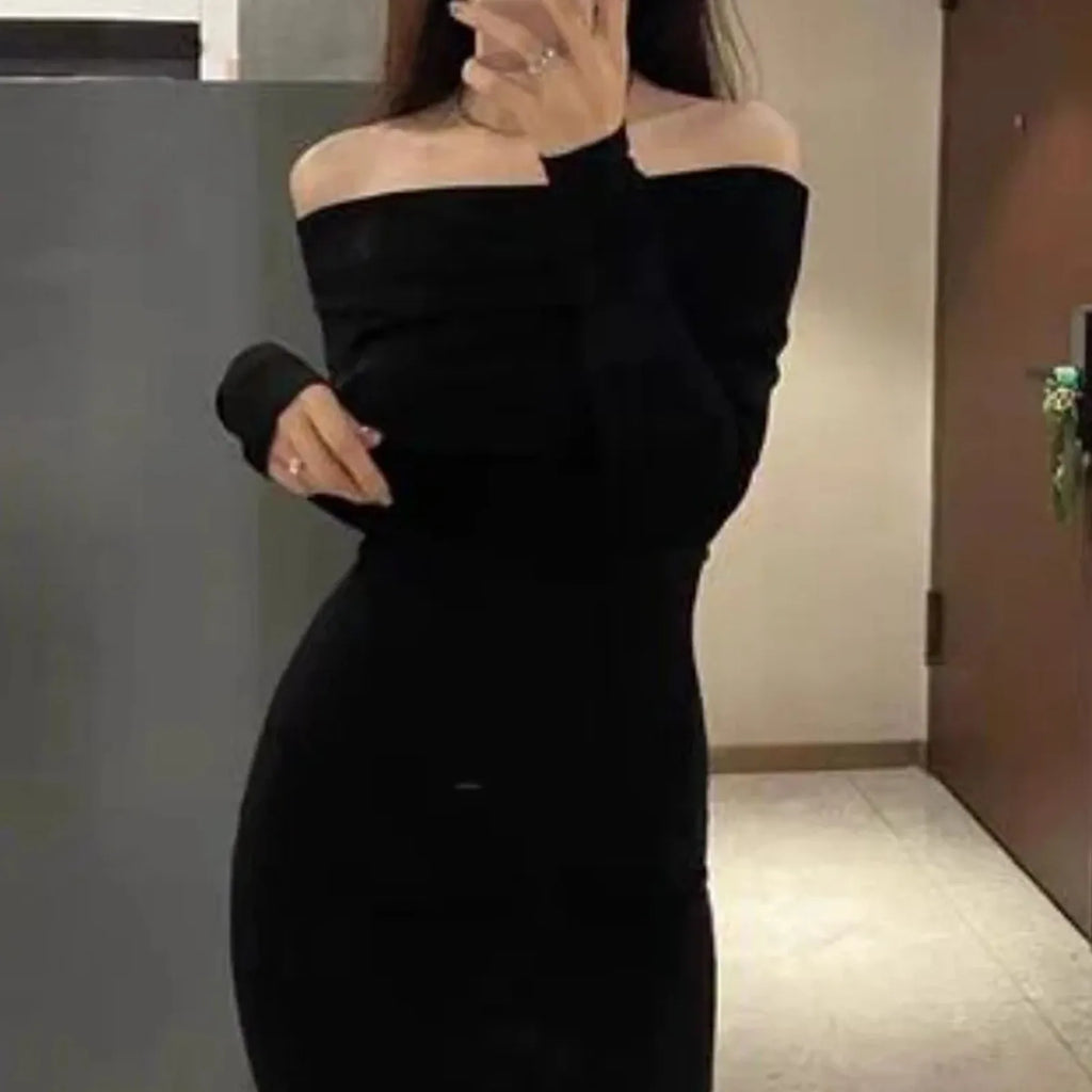 Elegant Off Shoulder Maxi Dress
