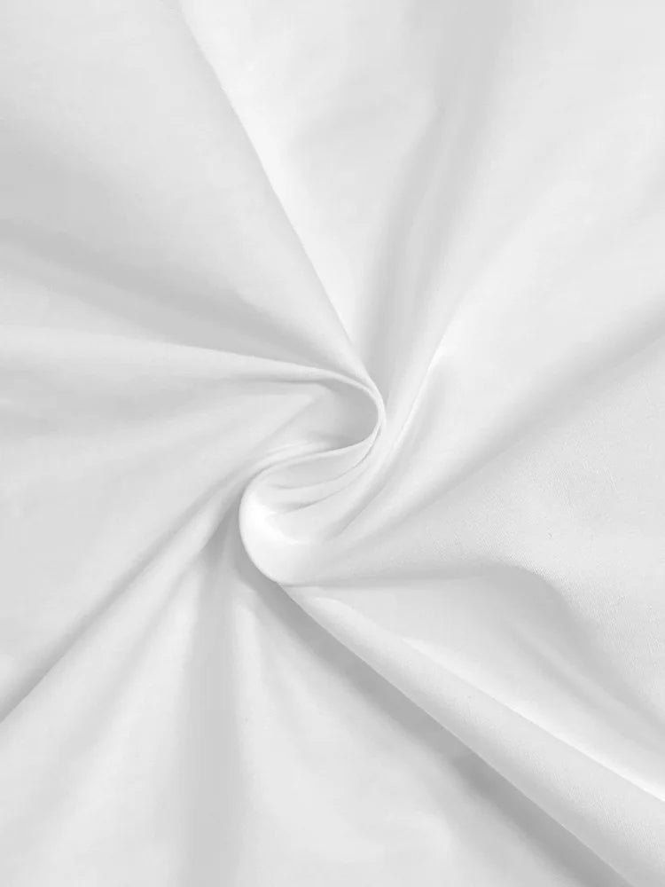 Casual Mid-Length Off-Shoulder White Dress
