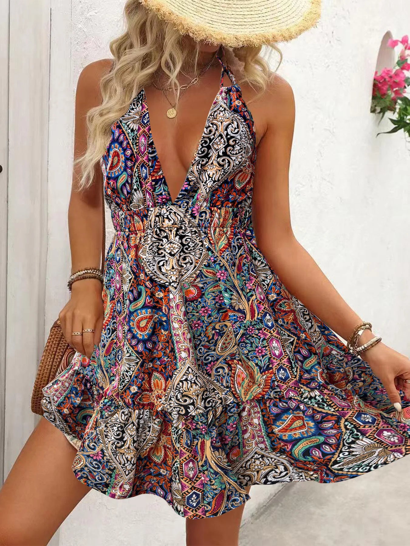 Tropical Summer Beach Dress