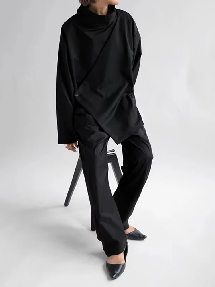 White Long Sleeves Smock