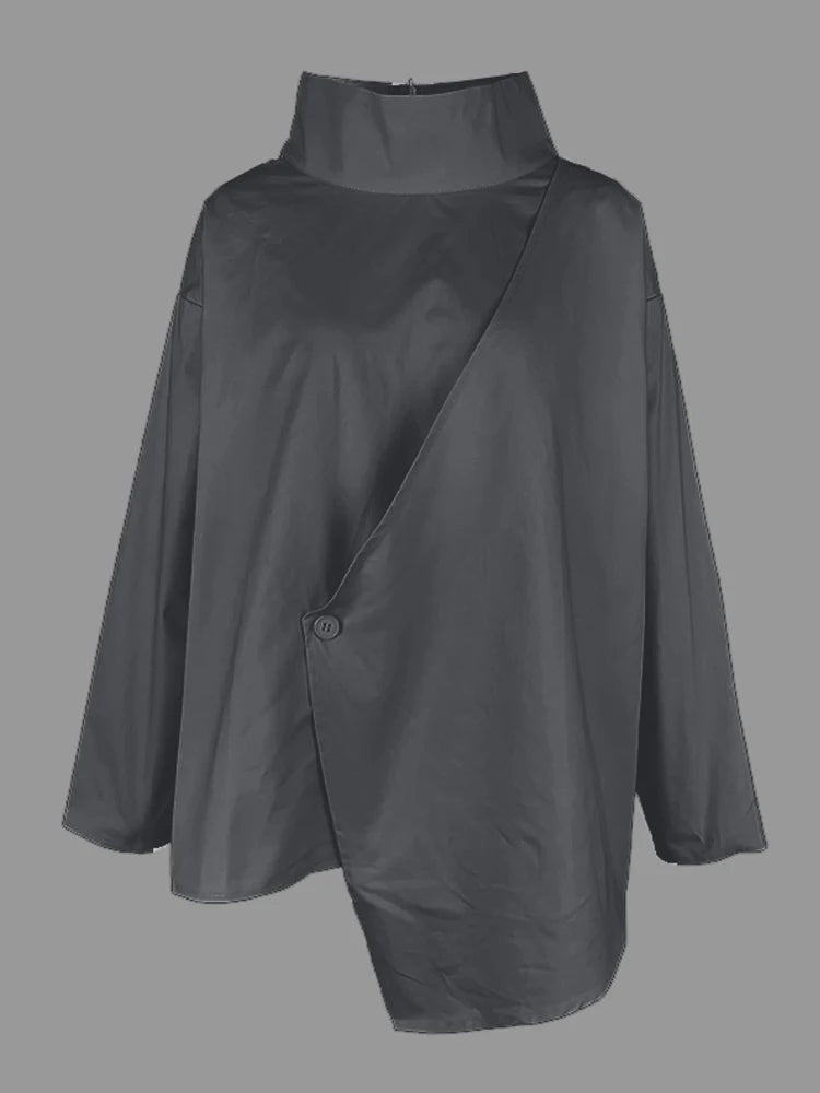 White Long Sleeves Smock