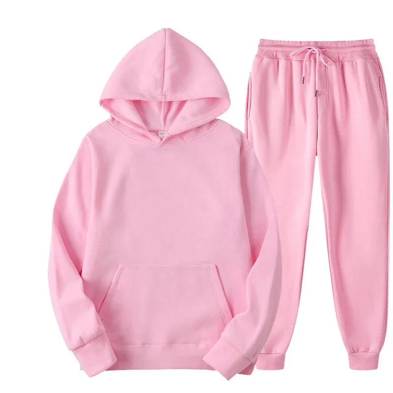 Two Piece Casual Hoodie Set