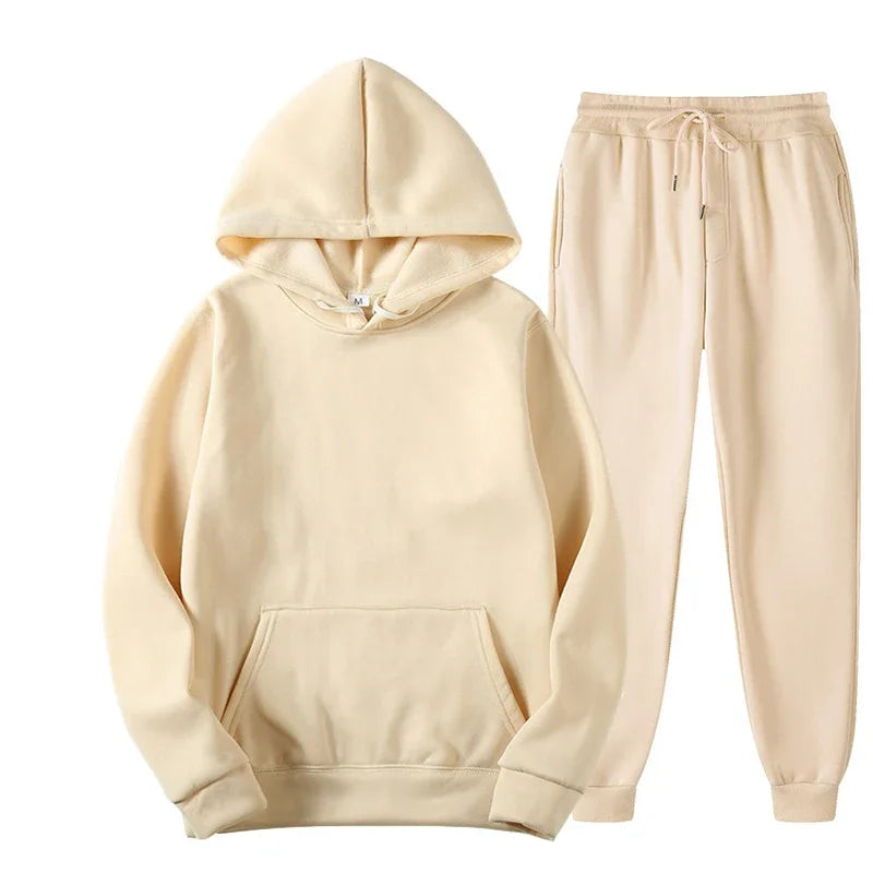 Two Piece Casual Hoodie Set
