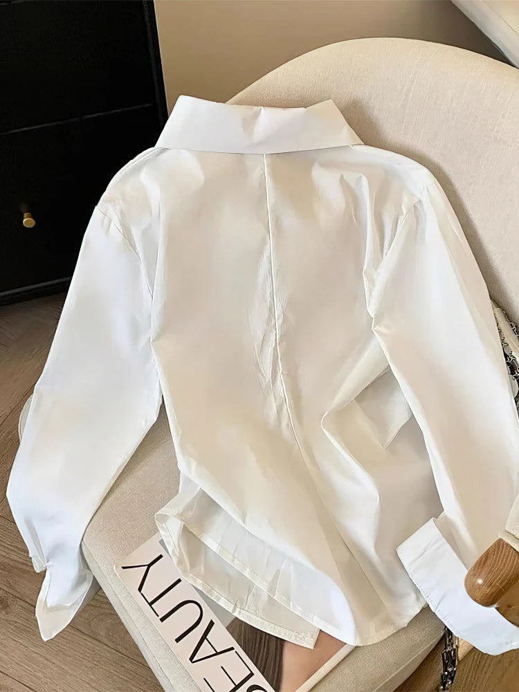 Elegant Long Sleeve Polo Shirt