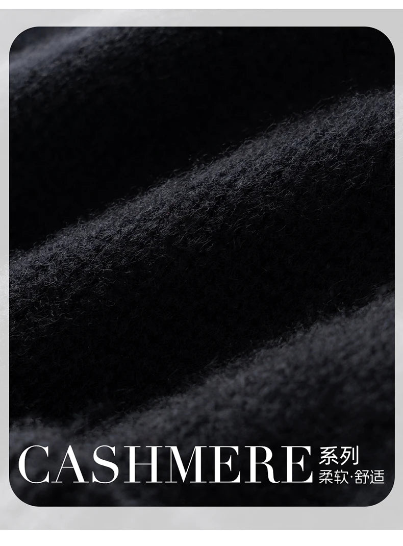 100% Cashmere Knitted Hat with Ear Protection