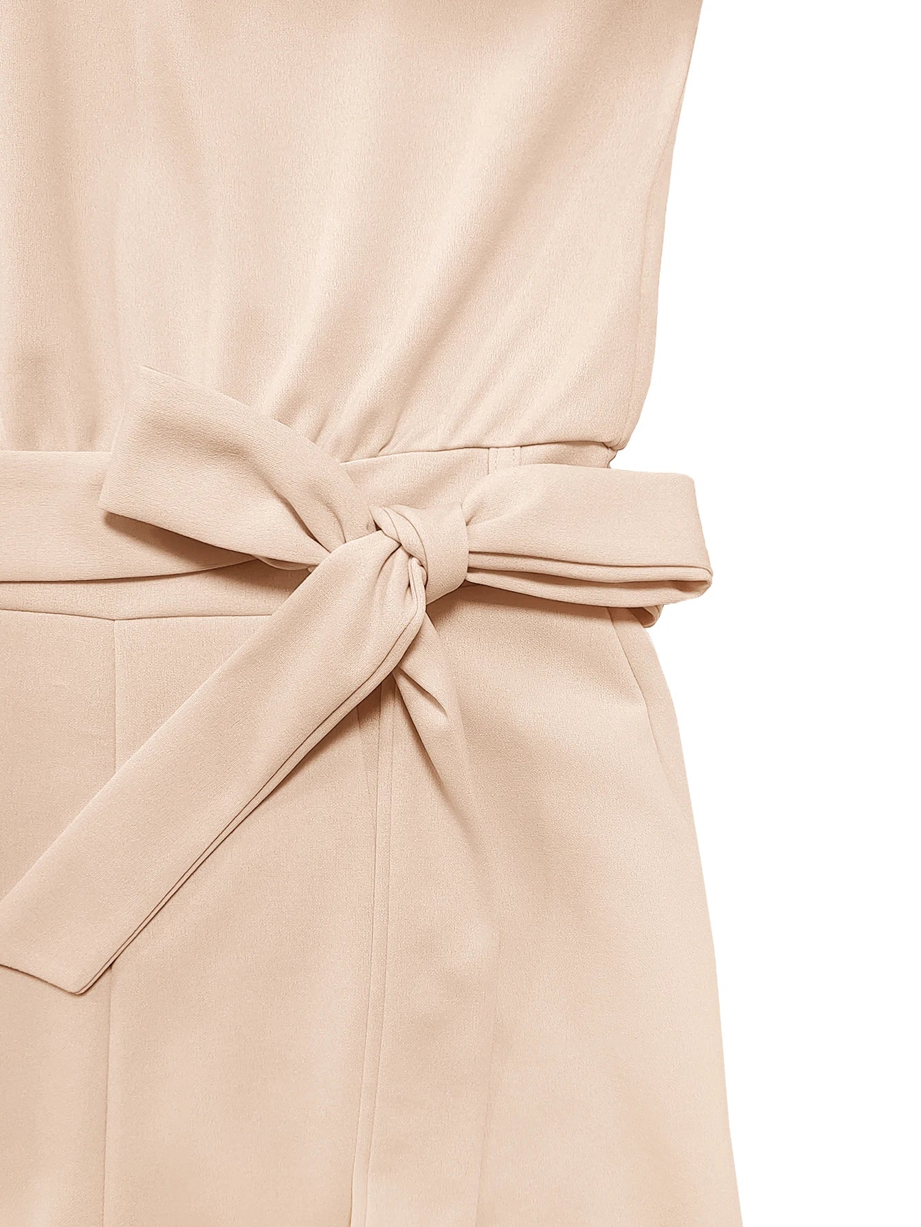 Women's Belted Wide-Leg Jumpsuit