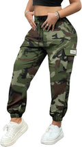 Women’s Lightweight Quick-Dry Camo Solid/Cargo Tapered Leg Pants