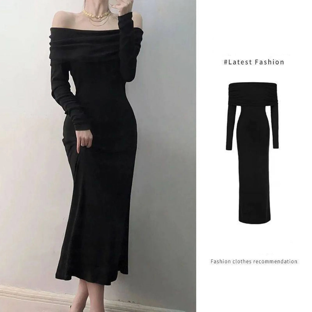 Elegant Off Shoulder Maxi Dress