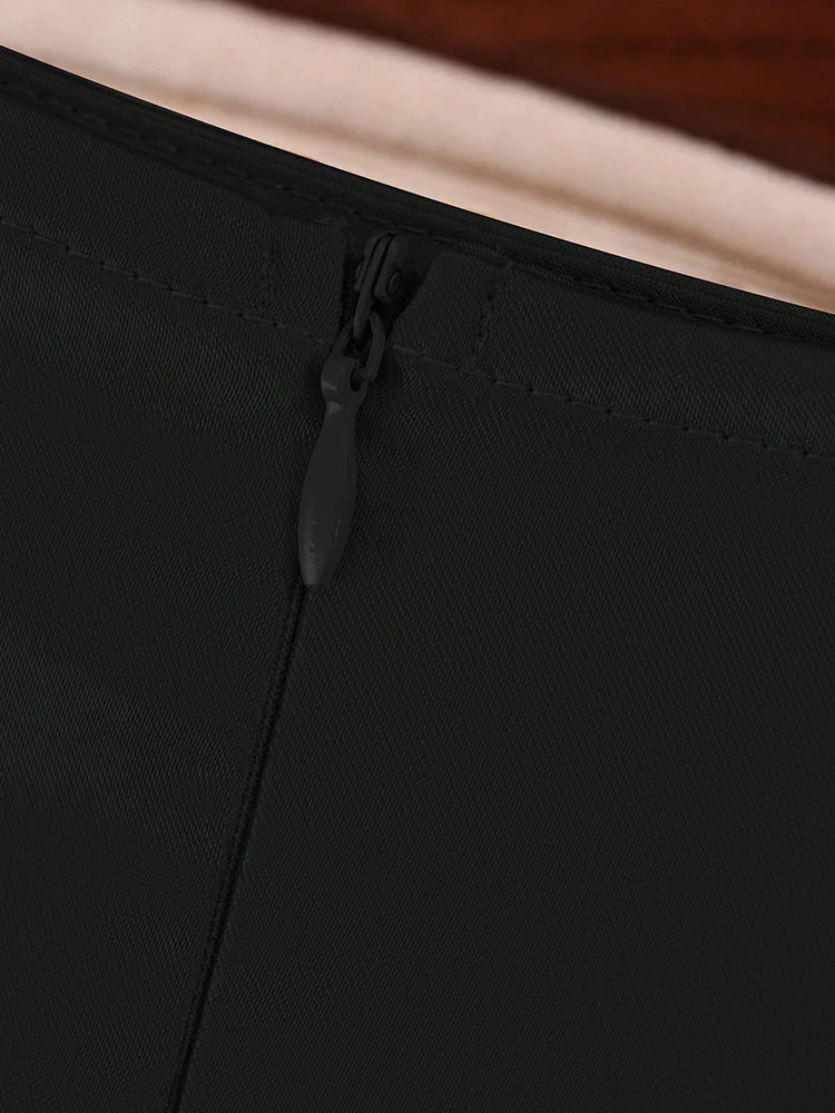 Elegant Satin A-line Long Maxi Skirt