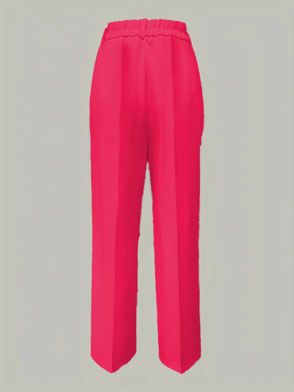 Hiigh-waisted, straight-cut, suit pants