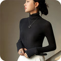 Long Sleeve Stretch Slim Fit Turtleneck