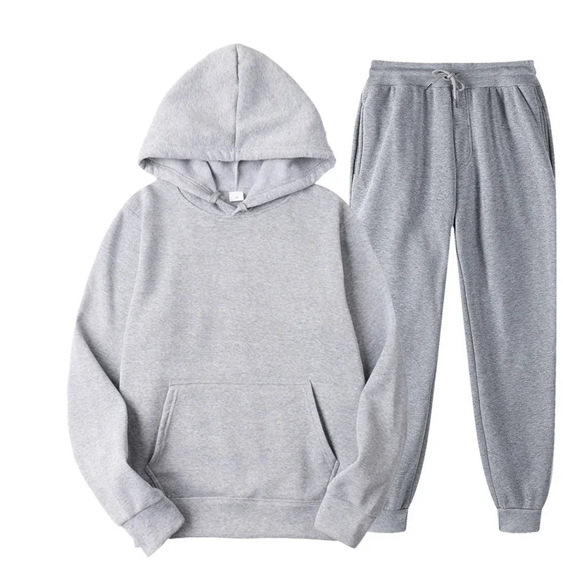 Two Piece Casual Hoodie Set