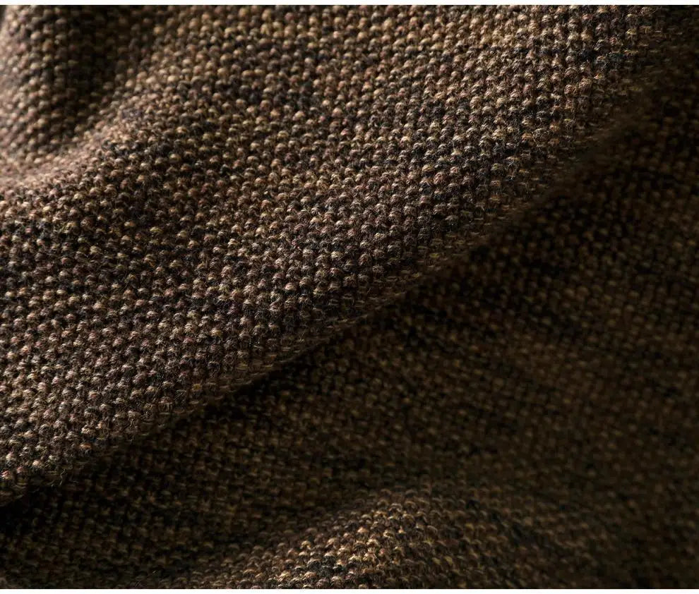V-Neck Knitted Pullover Sweater