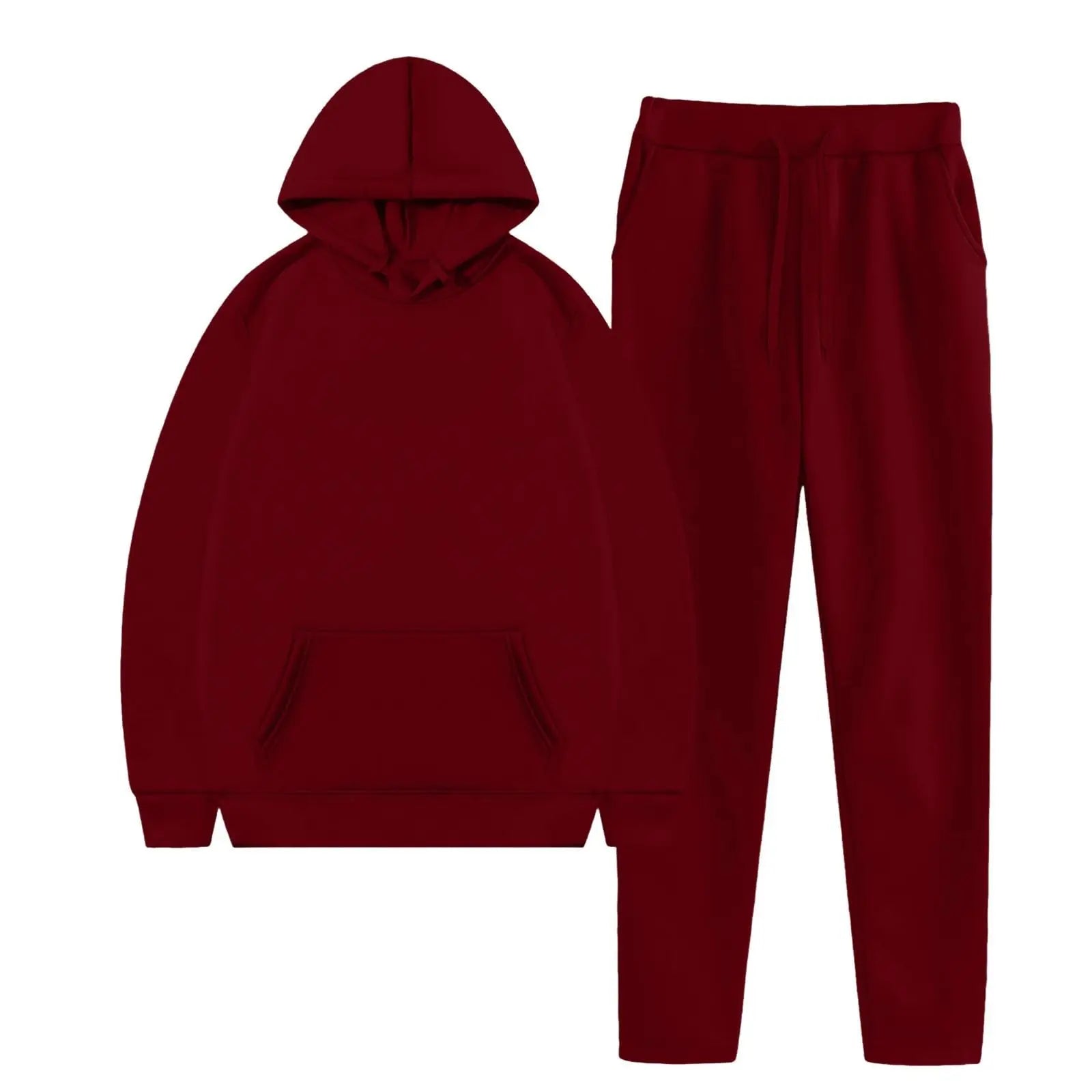 2 PiecePullover Tops And Wide Leg Pants Sweatsuit