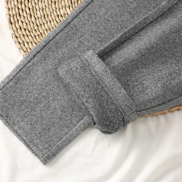 High Waisted Office Trousers