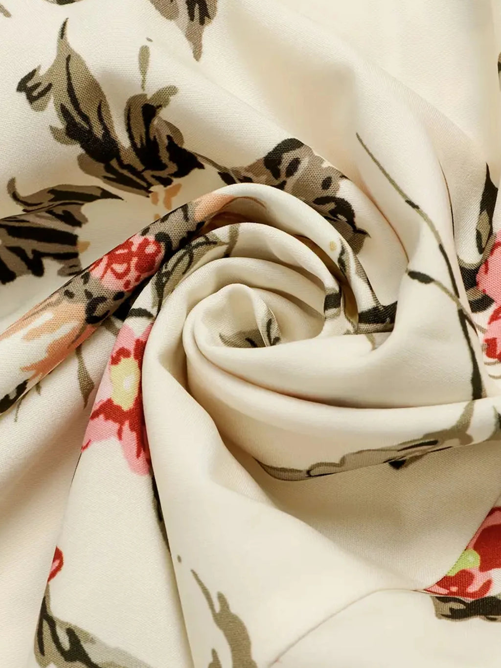 Elegant Floral Print Dress