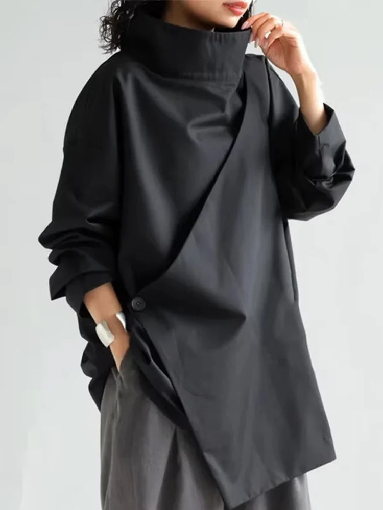 White Long Sleeves Smock