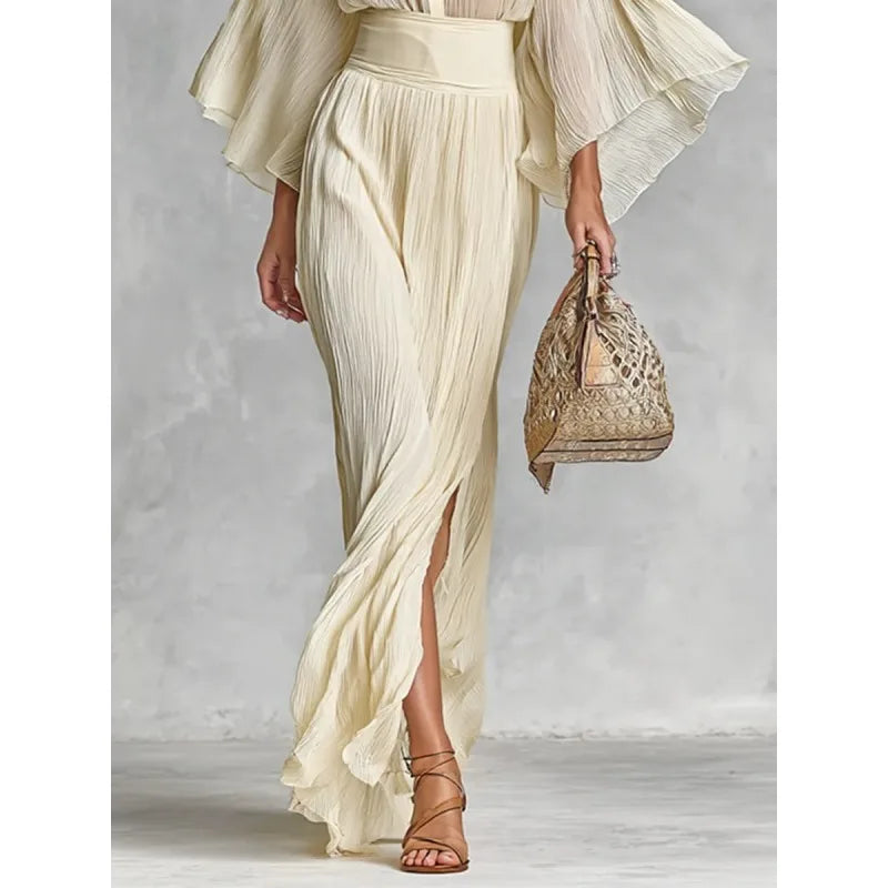 Ruffles 2-Piece Skirt Set