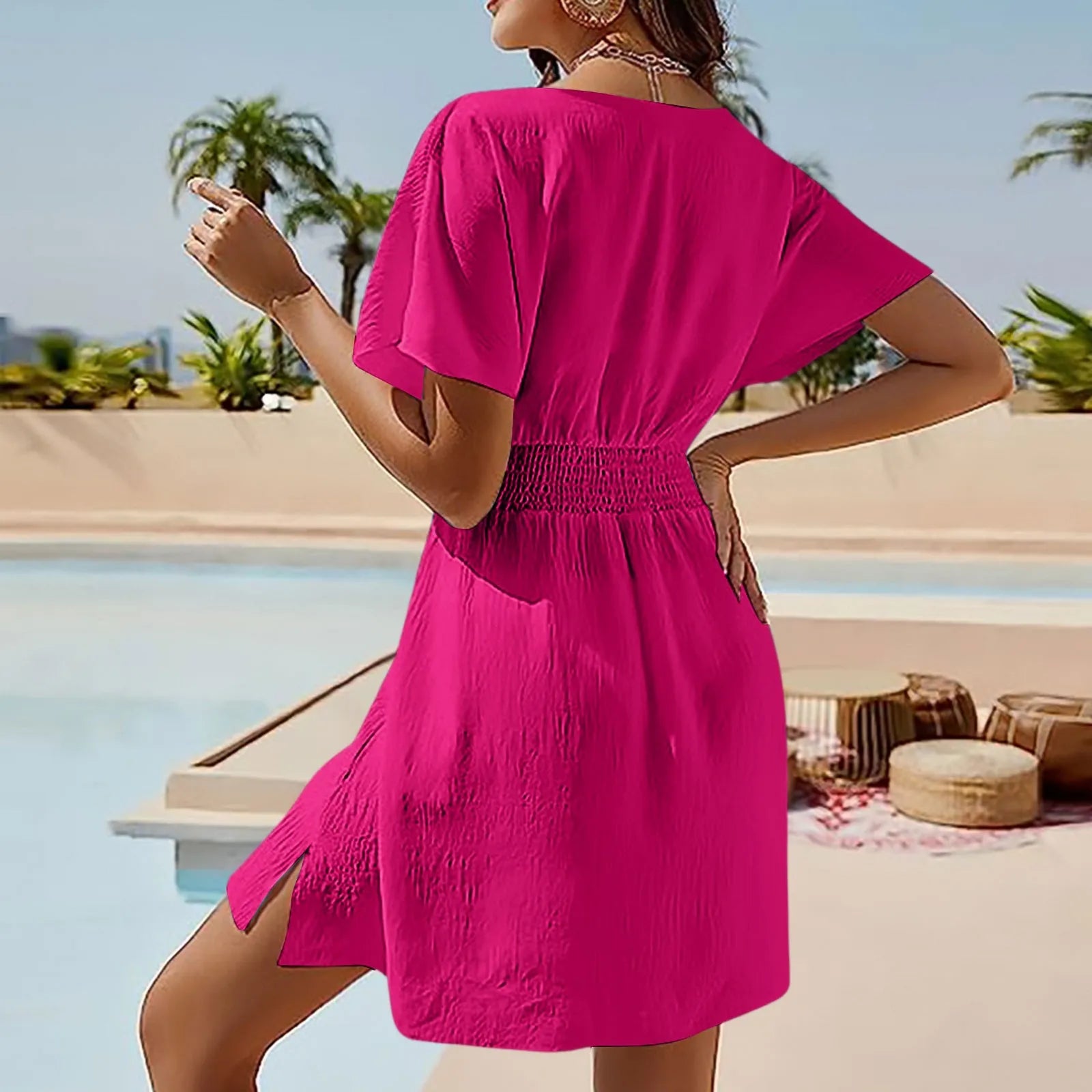 Flowy Casual Beach Cover Up