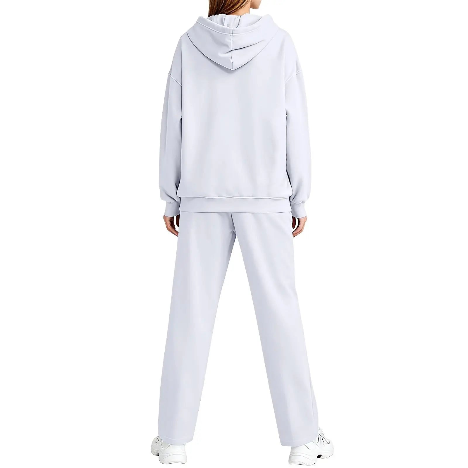 2 PiecePullover Tops And Wide Leg Pants Sweatsuit