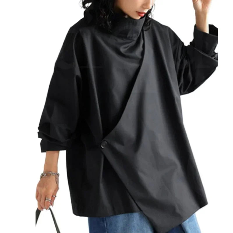 White Long Sleeves Smock