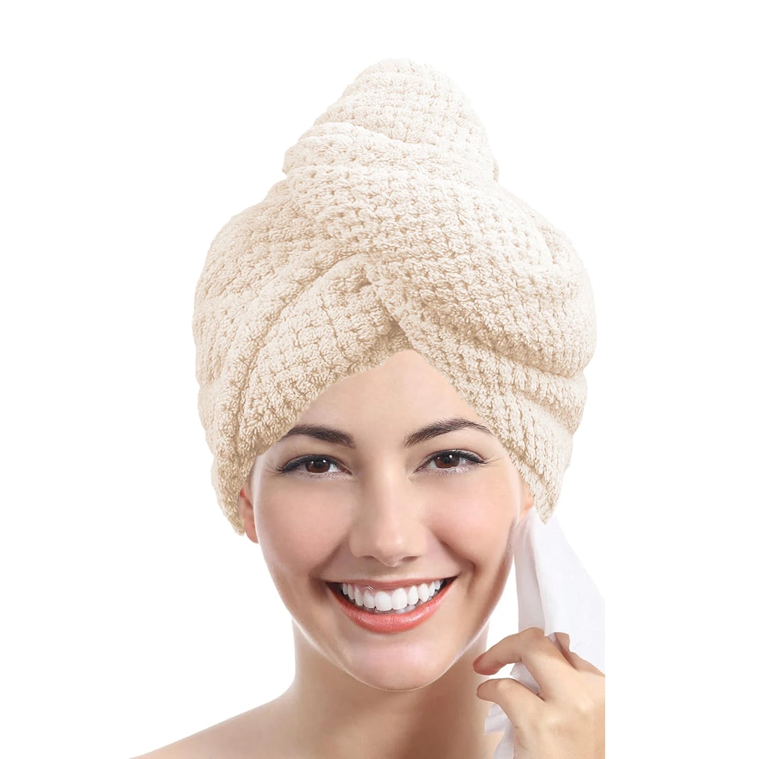 Solid color Absorbent Hair Towel Wrap