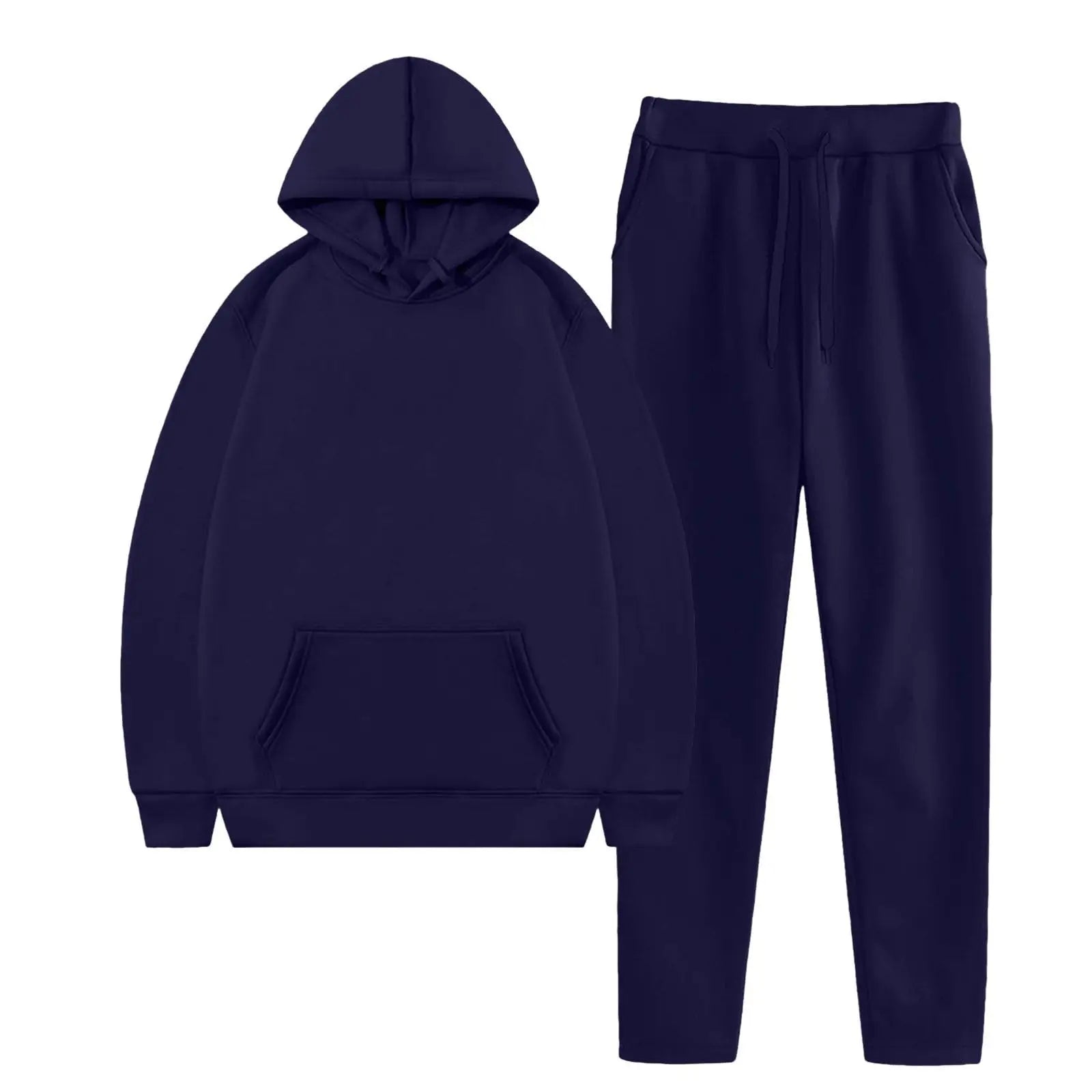 2 PiecePullover Tops And Wide Leg Pants Sweatsuit