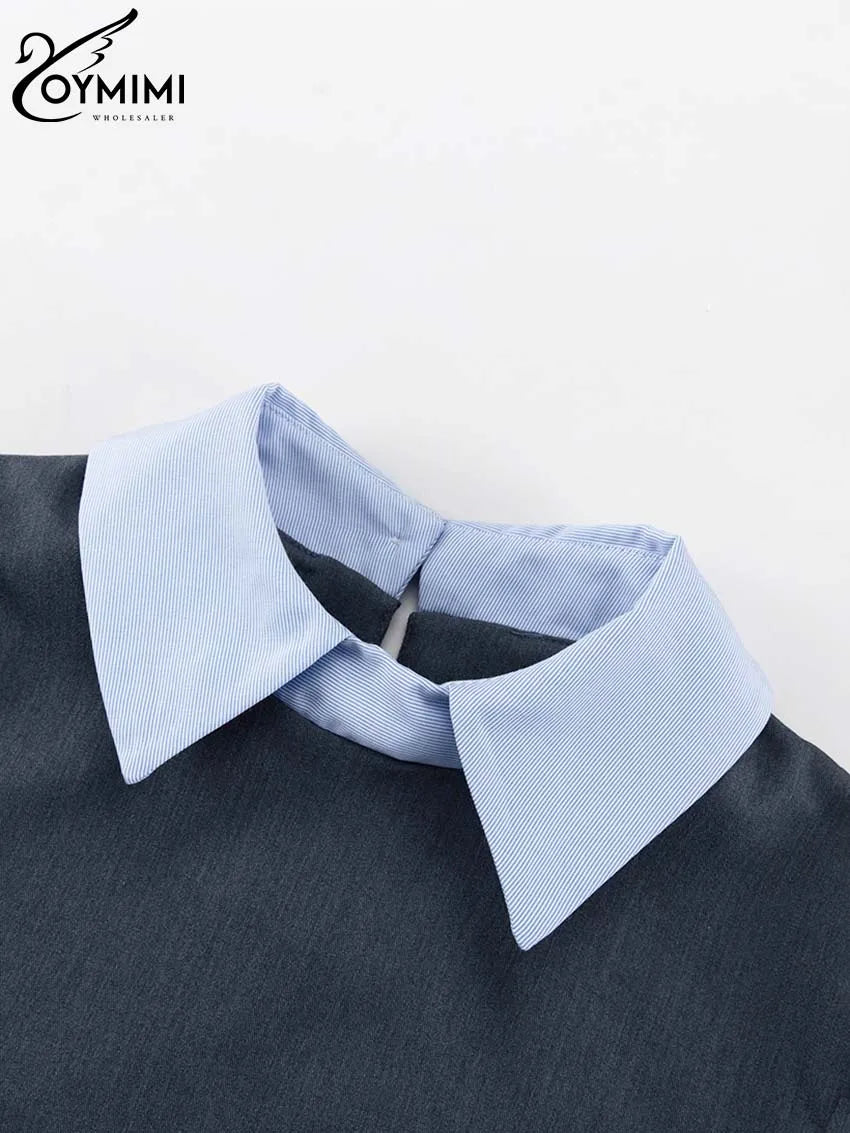 Gray Office 2 Piece Skirt Set