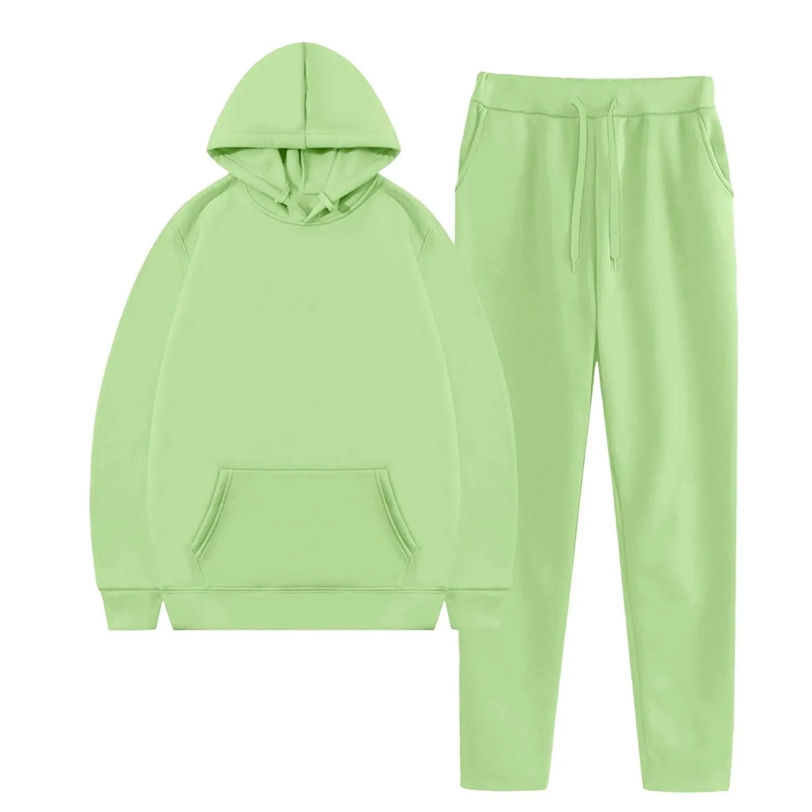 2 PiecePullover Tops And Wide Leg Pants Sweatsuit