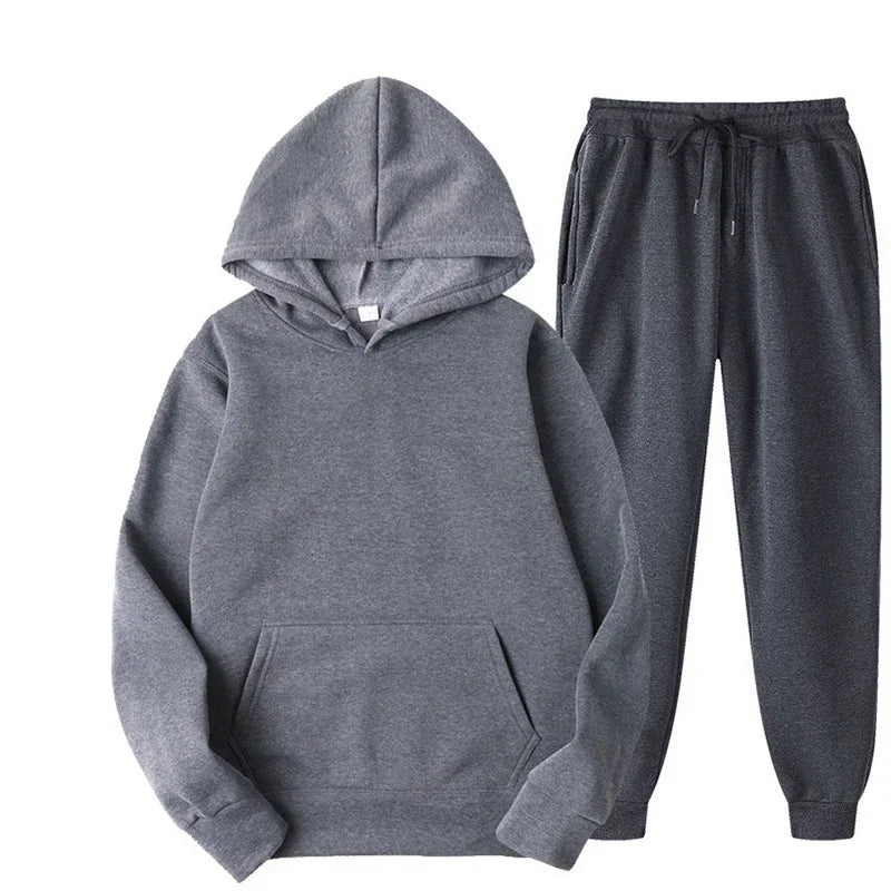 Two Piece Casual Hoodie Set