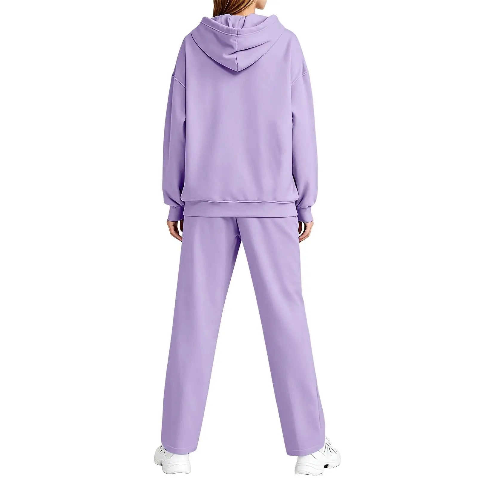 2 PiecePullover Tops And Wide Leg Pants Sweatsuit
