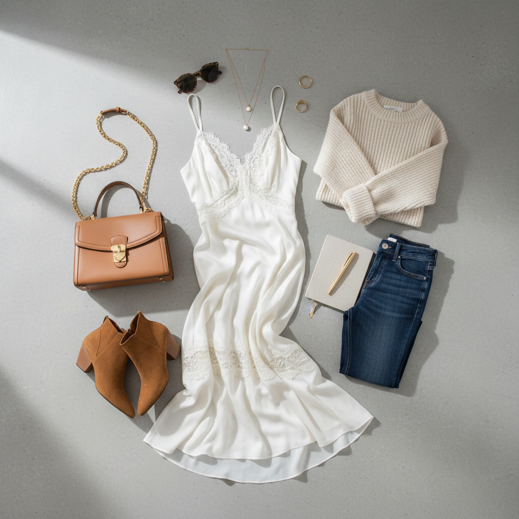 Fashion flat lay image